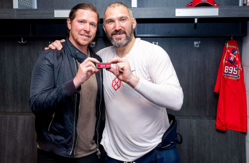 Александр Овечкин и Никлас Бекстрём