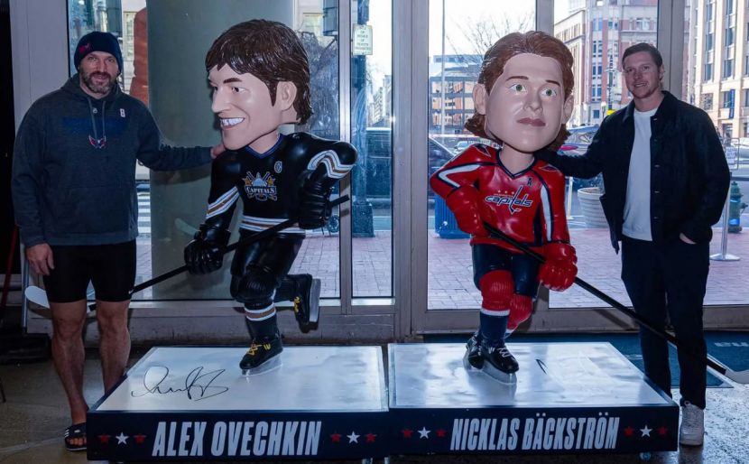 Александр Овечкин и Никлас Бекстрём